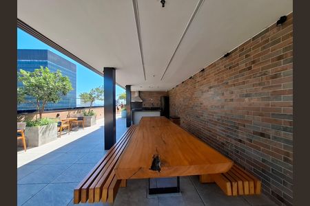 Apartamento para alugar com 33m², 1 quarto e sem vaga Apartamento para alugar com 33m², 1 quarto e sem vagaÁrea comum - Churrasqueira