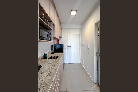 Studio à venda com 27m², 1 quarto e sem vagaCozinha