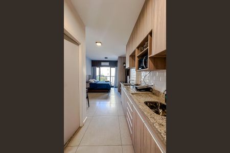 Studio à venda com 27m², 1 quarto e sem vagaCozinha