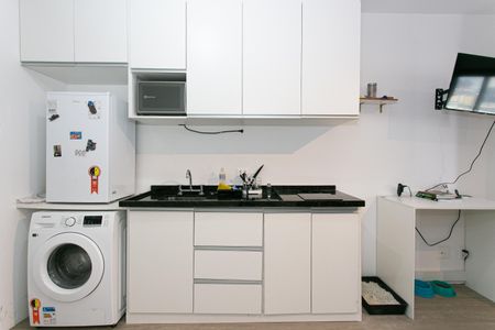 Studio à venda com 26m², 1 quarto e sem vaga Studio à venda com 26m², 1 quarto e sem vagaCozinha