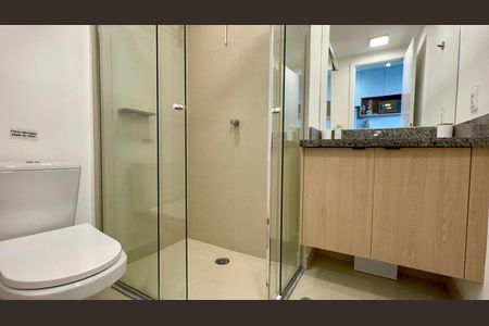 Studio para alugar com 25m², 1 quarto e sem vaga Studio para alugar com 25m², 1 quarto e sem vagaBanheiro