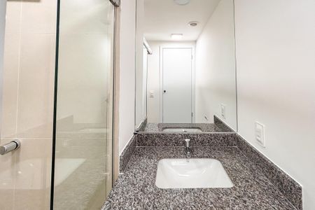 Studio para alugar com 25m², 1 quarto e sem vaga Studio para alugar com 25m², 1 quarto e sem vagaBanheiro