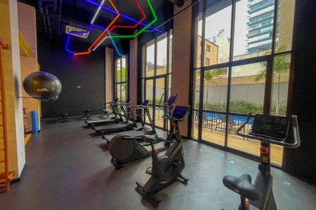 Studio para alugar com 25m², 1 quarto e sem vaga Studio para alugar com 25m², 1 quarto e sem vagaÁrea comum - Academia