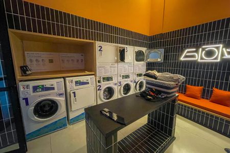 Studio para alugar com 25m², 1 quarto e sem vaga Studio para alugar com 25m², 1 quarto e sem vagaLavanderia