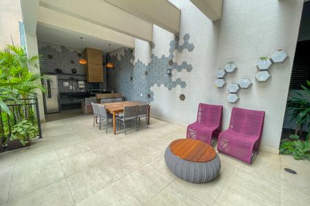 Studio para alugar com 25m², 1 quarto e sem vaga Studio para alugar com 25m², 1 quarto e sem vagaÁrea comum - Churrasqueira