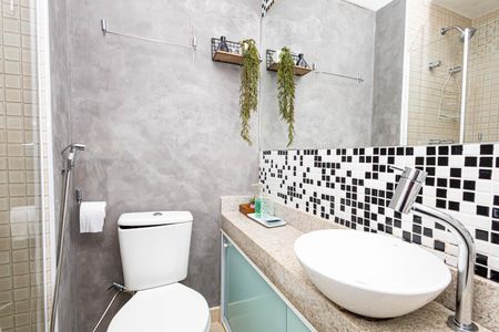 Studio para alugar com 22m², 1 quarto e 1 vaga Studio para alugar com 22m², 1 quarto e 1 vagaBanheiro