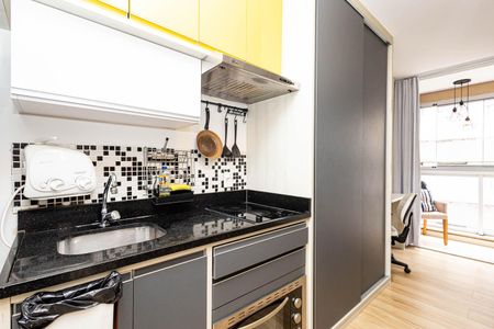 Studio para alugar com 22m², 1 quarto e 1 vaga Studio para alugar com 22m², 1 quarto e 1 vagaCozinha