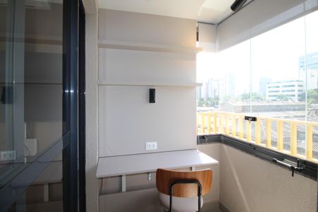 Varanda de apartamento para alugar com 1 quarto, 26m² em Vila Olímpia, São Paulo