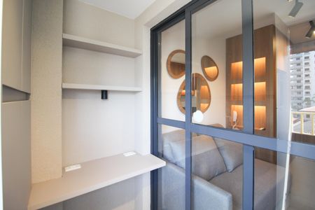 Varanda de apartamento para alugar com 1 quarto, 26m² em Vila Olímpia, São Paulo