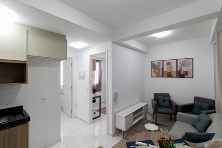 Apartamento à venda com 34m², 2 quartos e sem vaga Apartamento à venda com 34m², 2 quartos e sem vagaSala/Cozinha