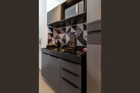 Studio à venda com 29m², 1 quarto e sem vaga Studio à venda com 29m², 1 quarto e sem vagaCozinha