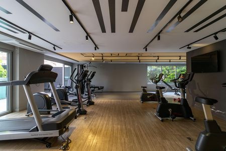 Studio à venda com 29m², 1 quarto e sem vaga Studio à venda com 29m², 1 quarto e sem vagaÁrea comum - Academia