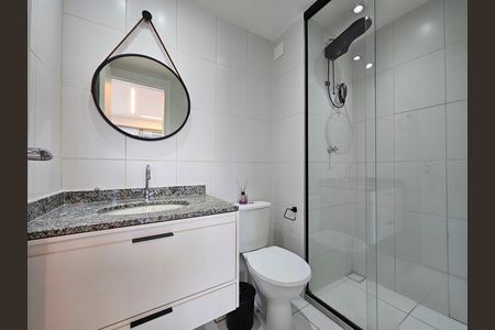 Studio para alugar com 37m², 1 quarto e sem vaga Studio para alugar com 37m², 1 quarto e sem vagaBanheiro