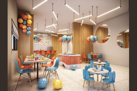 Apartamento à venda com 27m², 1 quarto e 1 vaga Apartamento à venda com 27m², 1 quarto e 1 vagaÁrea comum - Salão de Festa Infantil