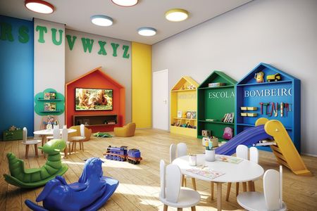 Apartamento à venda com 27m², 1 quarto e 1 vaga Apartamento à venda com 27m², 1 quarto e 1 vagaBrinquedoteca