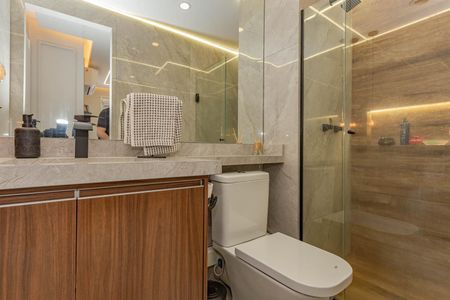 Apartamento à venda com 55m², 2 quartos e 1 vagaBanheiro da Suíte