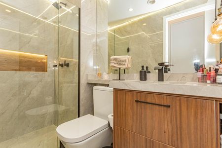 Apartamento à venda com 55m², 2 quartos e 1 vagaBanheiro Social