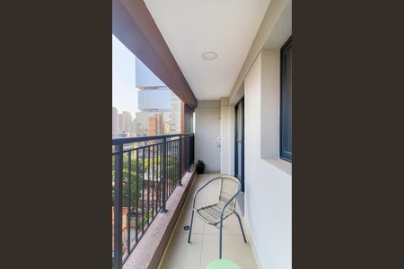 Studio para alugar com 35m², 1 quarto e sem vagaVaranda