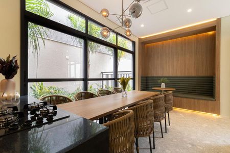 Apartamento à venda com 26m², 1 quarto e sem vaga Apartamento à venda com 26m², 1 quarto e sem vagaÁrea comum - Churrasqueira