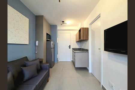 Sala de apartamento para alugar com 1 quarto, 26m² em Vila Olímpia, São Paulo