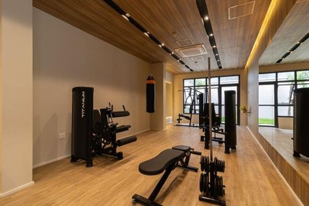 Apartamento à venda com 26m², 1 quarto e sem vaga Apartamento à venda com 26m², 1 quarto e sem vagaÁrea comum - Academia