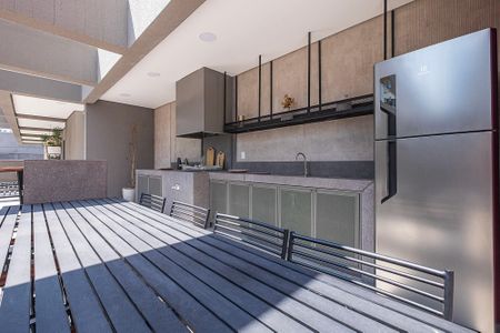 Studio para alugar com 24m², 1 quarto e sem vagaChurrasqueira