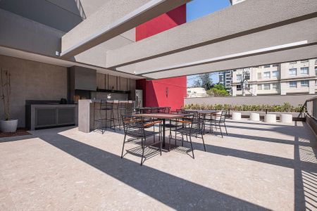 Studio para alugar com 24m², 1 quarto e sem vagaChurrasqueira