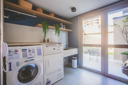 Studio à venda com 25m², 1 quarto e sem vaga Studio à venda com 25m², 1 quarto e sem vagaÁrea comum - Lavandeiria coletiva