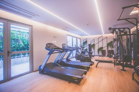 Studio à venda com 25m², 1 quarto e sem vaga Studio à venda com 25m², 1 quarto e sem vagaÁrea comum - Academia