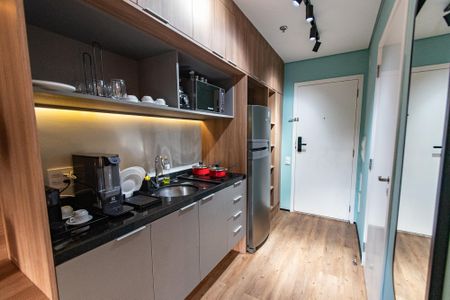 Studio à venda com 30m², 1 quarto e sem vagaCozinha