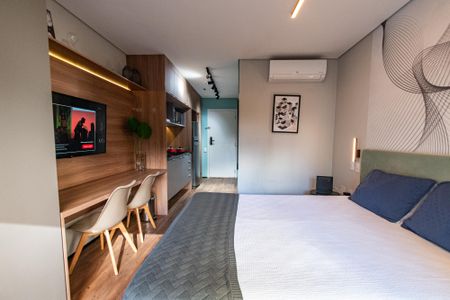 Studio à venda com 30m², 1 quarto e sem vagaSala/quarto