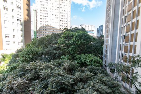 Studio à venda com 30m², 1 quarto e sem vagaVista da varanda