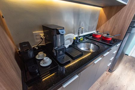 Studio à venda com 30m², 1 quarto e sem vagaCozinha