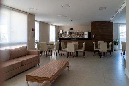 Apartamento para alugar com 56m², 2 quartos e 1 vagaÁrea comum - Salão de festas