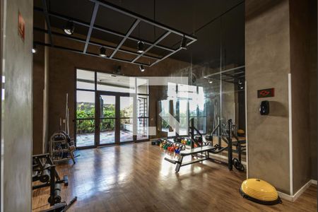 Studio para alugar com 32m², 1 quarto e sem vaga Studio para alugar com 32m², 1 quarto e sem vagaAcademia