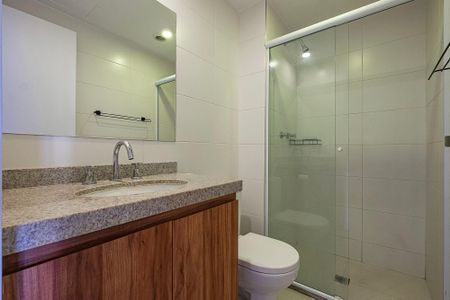 Studio para alugar com 32m², 1 quarto e sem vaga Studio para alugar com 32m², 1 quarto e sem vagaBanheiro