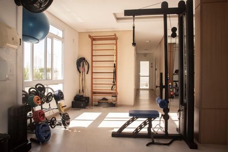 Apartamento à venda com 63m², 2 quartos e 2 vagasÁrea comum - Academia