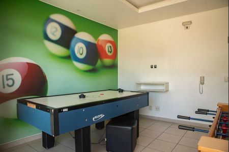 Apartamento à venda com 63m², 2 quartos e 2 vagasÁrea comum - Salão de jogos
