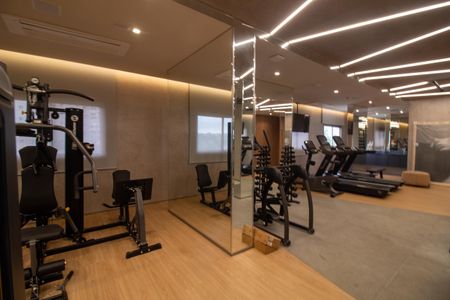 Studio para alugar com 24m², 1 quarto e sem vaga Studio para alugar com 24m², 1 quarto e sem vagaÁrea comum - Academia