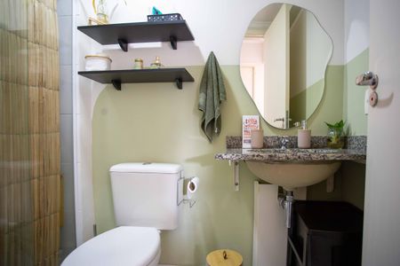 Apartamento à venda com 59m², 2 quartos e 1 vagaBanheiro Social