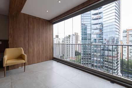 Apartamento para alugar com 51m², 1 quarto e 1 vaga Apartamento para alugar com 51m², 1 quarto e 1 vagaVaranda