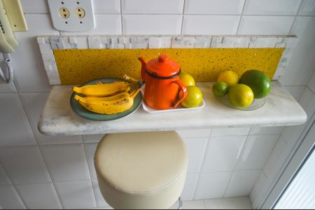 Apartamento à venda com 40m², 1 quarto e 1 vaga Apartamento à venda com 40m², 1 quarto e 1 vagaCozinha e Área de Serviço