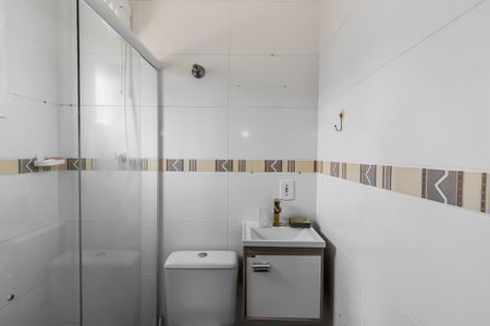 Casa de condomínio à venda com 74m², 2 quartos e 1 vagaBanheiro da Sutie 1