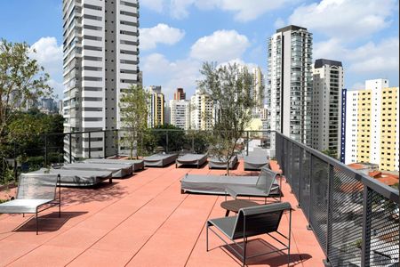 Studio para alugar com 29m², 1 quarto e sem vagaÁrea comum - Deck piscina