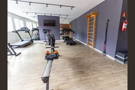 Apartamento para alugar com 37m², 2 quartos e sem vaga Apartamento para alugar com 37m², 2 quartos e sem vagaÁrea comum - Academia