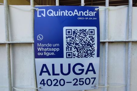 Casa para alugar com 60m², 1 quarto e 1 vagaFachada e placa