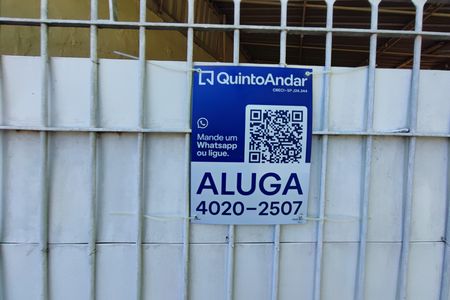 Casa para alugar com 60m², 1 quarto e 1 vagaFachada e placa