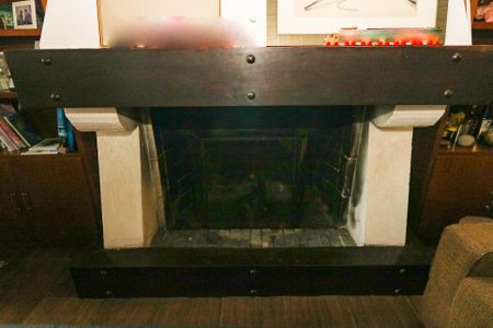 Casa à venda com 500m², 5 quartos e 2 vagasDetalhe da Sala - Lareira