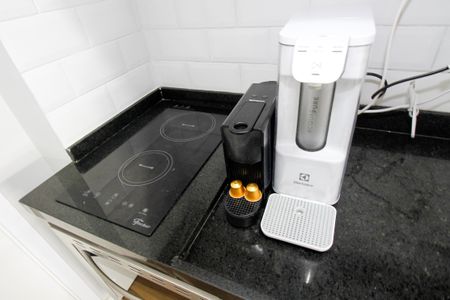 Studio à venda com 33m², 1 quarto e sem vagaCooktop, Purificador de Água e Cafeteira