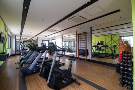 Apartamento para alugar com 47m², 1 quarto e 1 vaga Apartamento para alugar com 47m², 1 quarto e 1 vagaÁrea comum - Academia